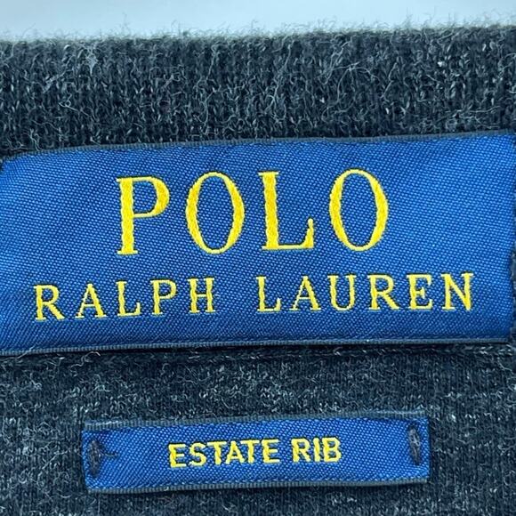 Polo Ralph Lauren Men's Gray Cotton Quarter Zip Sweatshirt Comfy Normcore XXL - Picture 6 of 12